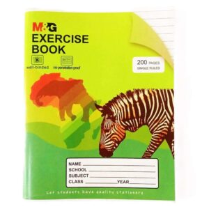 M&G Single Ruled Exercise Book 200 Pages Yellow