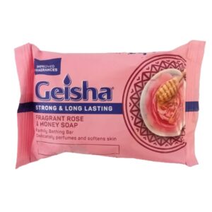 Geisha Fragrant Rose & Honey Soap Family Bathing Bar Soap 90gms