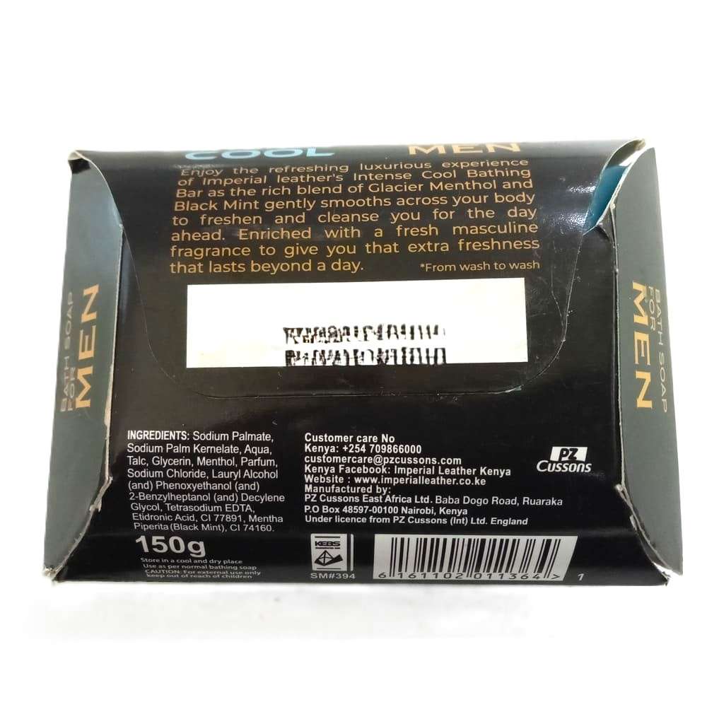 Cussons Imperial Leather Intense Cool Bathing Soap For Men 150g