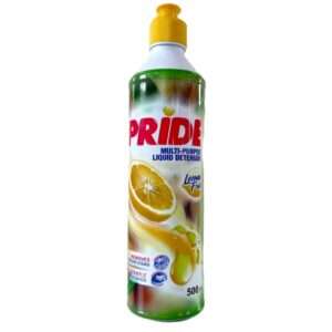 Pride Lemon Fresh Multi Purpose Liquid Detergent 500ml