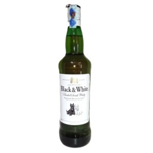 Black & White Blended Scotch Whiskey 750ml(75cl)(40% ABV)