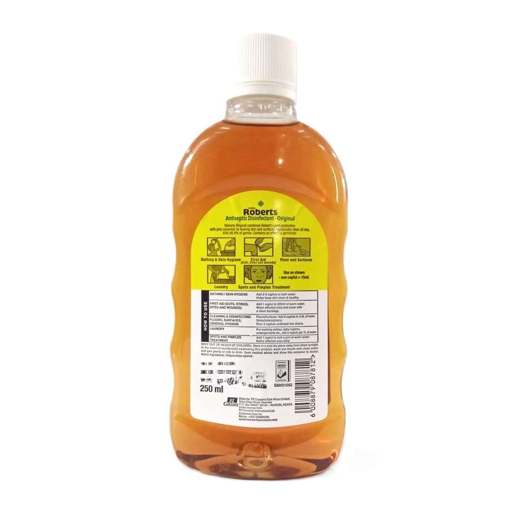 Cussons Roberts Antiseptic Disinfectant Liquid 250ml