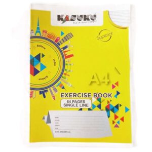 Kasuku Single Line Exercise Book 64 Pages Yellow