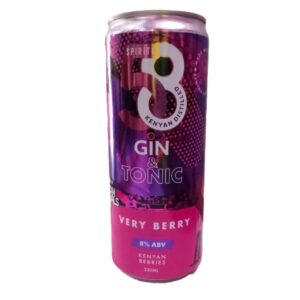 58 Very Berry Gin & Tonic Can 330ml(8% ABV)