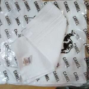 Camel White Face Towel