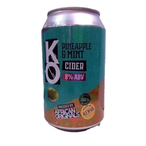 KO Pineapple & Mint Cider 330ml(8% ABV)